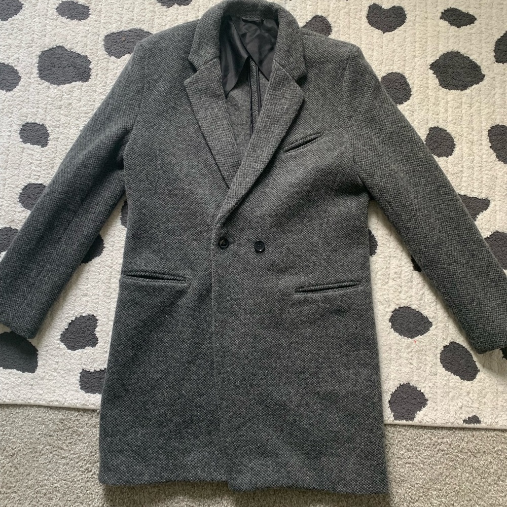 Slate & Stone Men’s Wool Tweed Overcoat